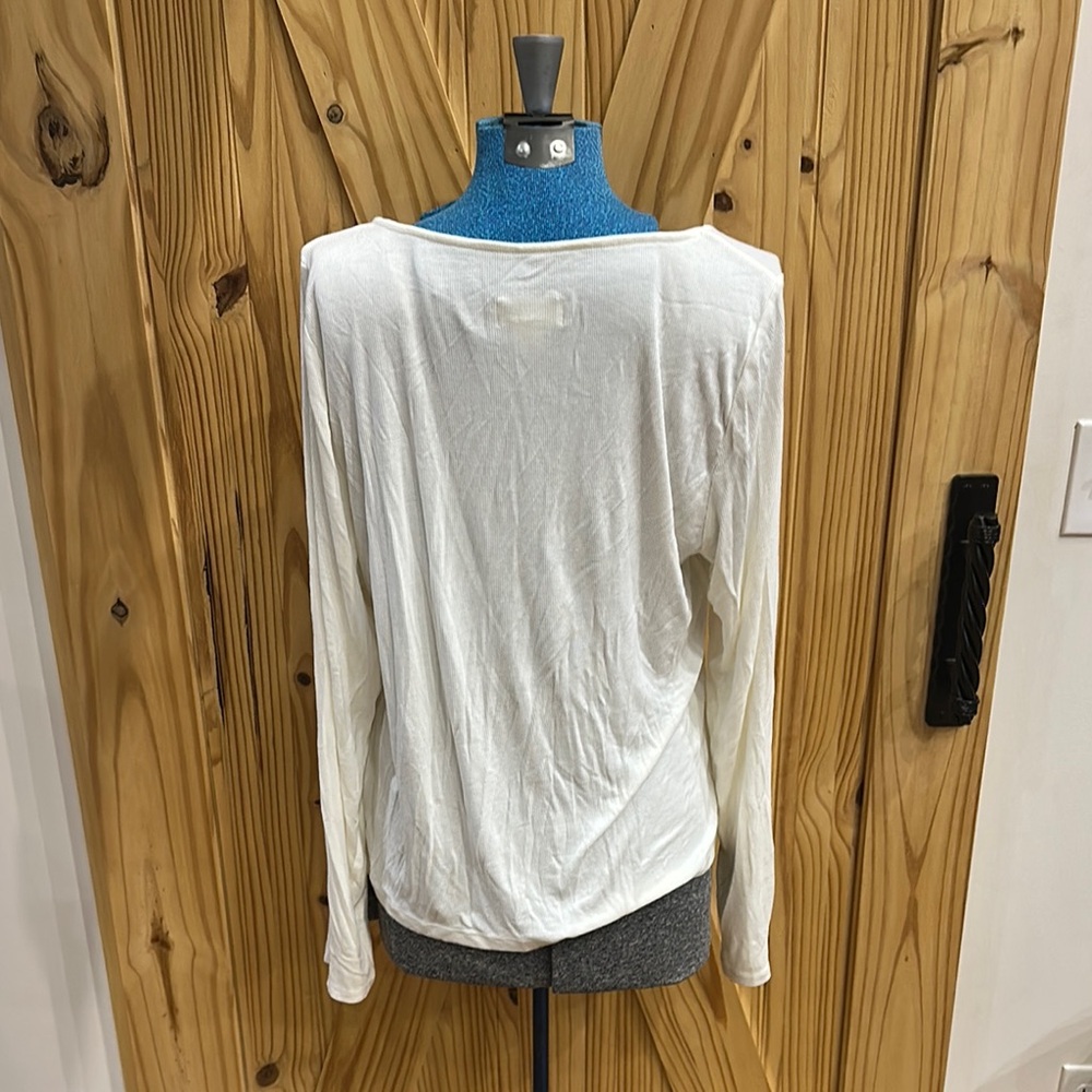 Maeve Square-Neck Button-Front Cardigan Top - Picture 4 of 7
